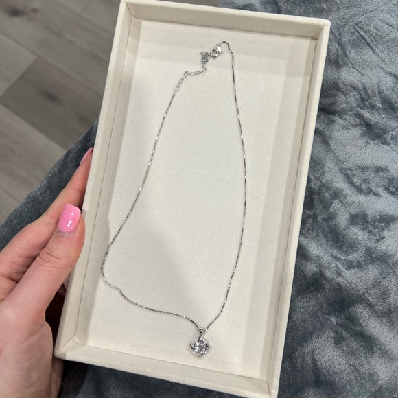 🆕 moissanite diamond pendant necklace - Picture 3 of 12